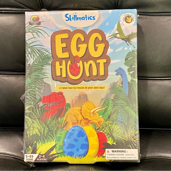 New EGG HUNT Skillmatics Board Game Memory Strategy NIB Dinosaur Dino Learning - Picture 7 of 10